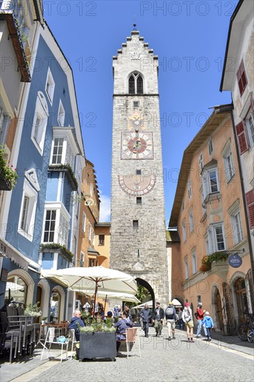 The Zwölferturm in the historic centre of Sterzing, South Tyrol, Italy, Europe
