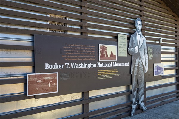 Hardy, Virginia, Booker T. Washington National Monument. The Monument encompasses the former James