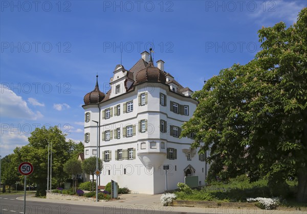 Bernstadt Castle, today municipal administration and local history museum, symmetrical baroque