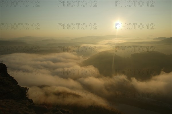 The Lilienstein is one of the most striking mountains in Saxon Switzerland in Saxony. The