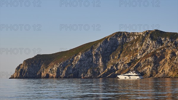 LuxuMorning light, harbour, Marettimo town, Marettimo, Egadi Islands, Sicily, Italy, Europe