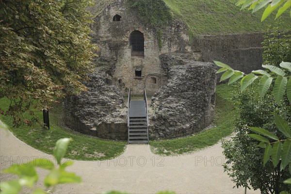 Historic fortress, Rüsselsheim, Hesse, Germany, Europe