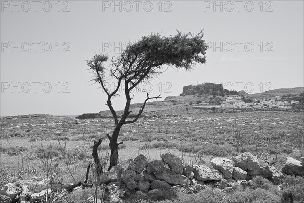 Rhodes Island, Lindos, Lindos is a town on the Greek island of Rhodes. Its landmark is the