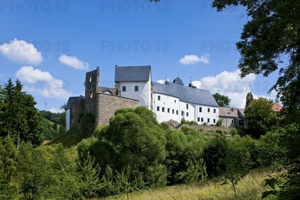 Lauenstein Castle in the Ore Mountains