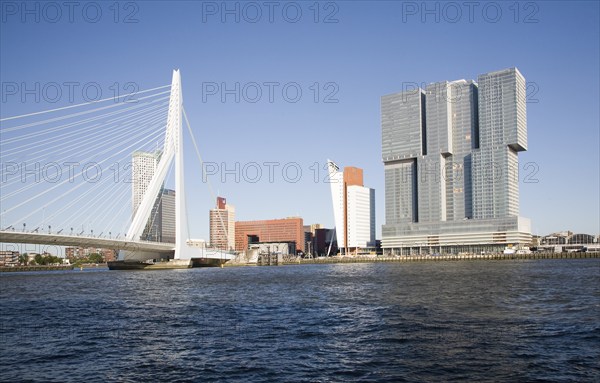 De Rotterdam building designed by architect Rem Koolhaas as a vertical city nears completion in