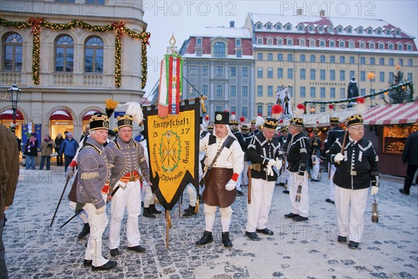 (Copyright © Sylvio Dittrich +49 1772156417) Striezelmarkt, which has been organised since 1434, is