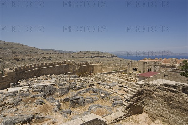 Rhodes Island, Lindos, Lindos is a town on the Greek island of Rhodes. Its landmark is the
