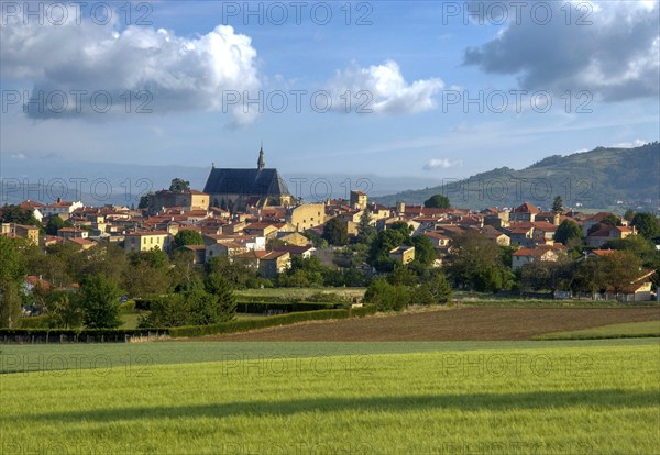 Vic le Comte village, Puy de Dome department, Auvergne Rhone Alpes, France, Europe