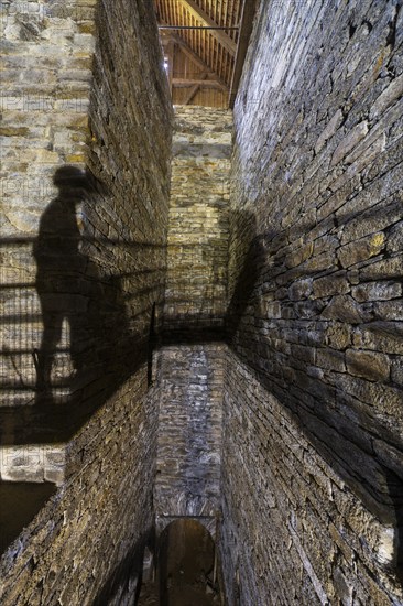 Fourth light hole of the Rothschönberg adit. The IV light hole occupies a special position in the