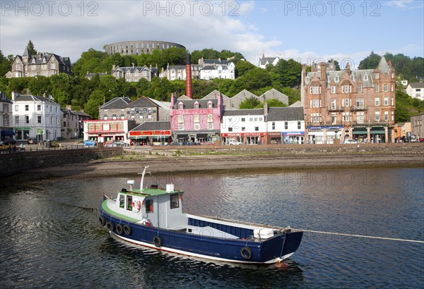 Fishing boat in harbour Oban, Argyll and Bute, Scotland, United Kingdom, Europe