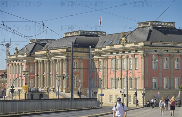 Long Bridge, Brandenburg State Parliament, Alter Markt, Potsdam, Brandenburg, Germany, Europe