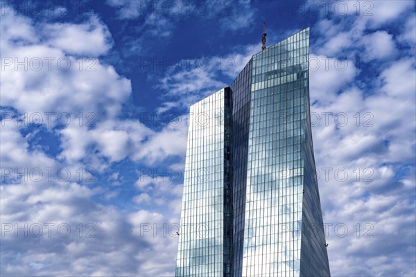 Building of the European Central Bank, ECB, in Frankfurt am Main, Hesse, Germany, Europe