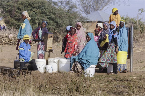 Waterhole in the community of Maraban Dare, in the state of Plateau, 07/02/2024