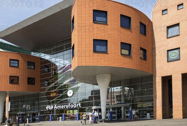 Modern architecture railway station, Amersfoort, Netherlands