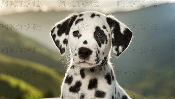 Pets, Dog, Dalmatian, Puppy, AI-generated, AI generated