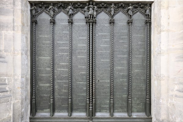 All Saint Church or Castle Church, Theses door where Martin Luther posted in Latin his 95 theses,