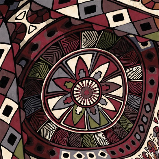 Ethnic art tribal style background. Texture art graphic print design, wallpaper.
