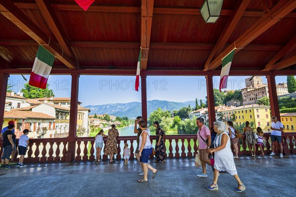 Ponte degli Alpini, Bassano del Grappa, Veneto, Italy, Europe