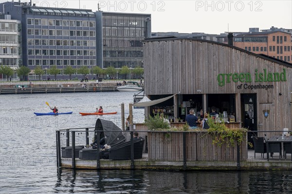 Leisure facilities in Copenhagen harbour, Bølgen afslapningsanlæg, jetties with bathing areas,