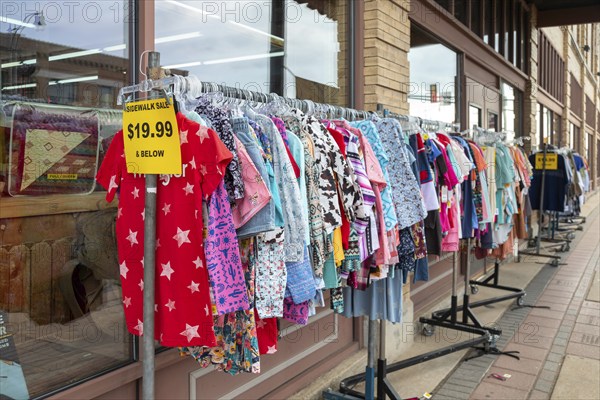 Oklahoma City, Oklahoma, Langston's Western Wear in Stockyards City sells western attire.