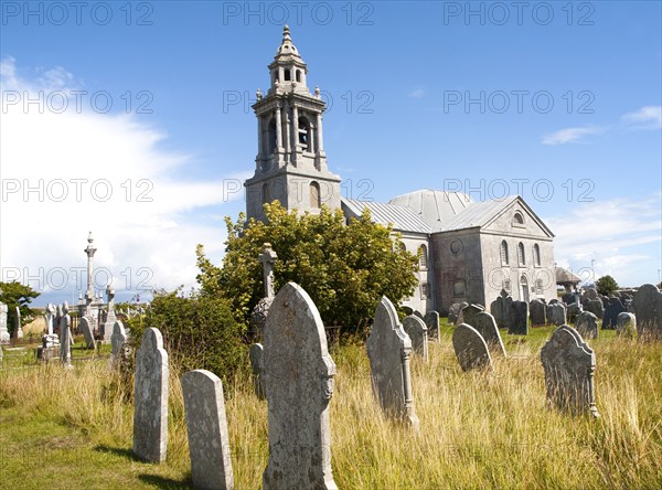 Georgian architecture of Saint George church, Isle of Portland, Dorset, England, UK