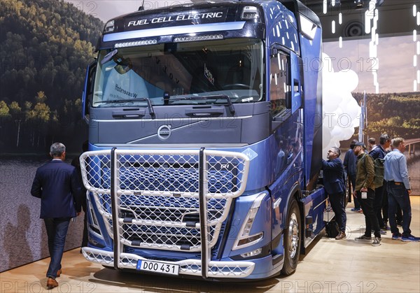 Hydrogen fuel cell truck from Volvo at the IAA Transportation trade fair, Hanover, 18.09.2024.,