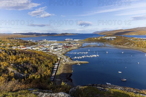 View of Kirkenes, September 2024, Finnmark, Norway, Europe