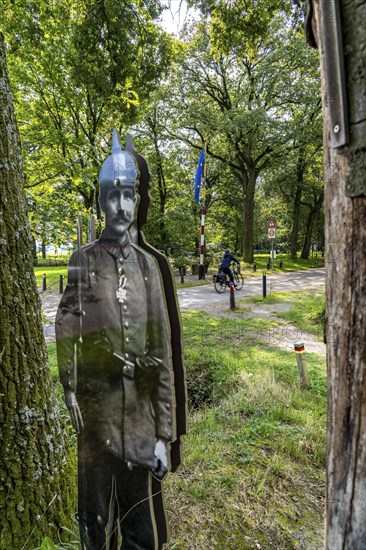 The so-called Green Border, at the former border crossing Grenzweg near Straelen-Kastanienburg and