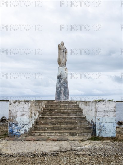 Jesus statue, Mar Rosado, Galerazamba, Bolivar, Colombia, South America