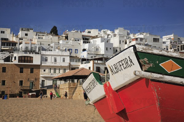 Albufeira beach in the Algarve, Portugal, Europe