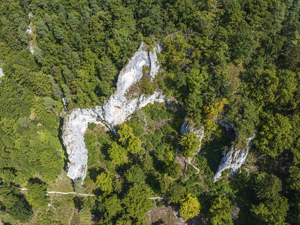 UNESCO World Heritage Caves and Ice Age Art of the Swabian Alb. Ice Age cave Geißenklösterle in the