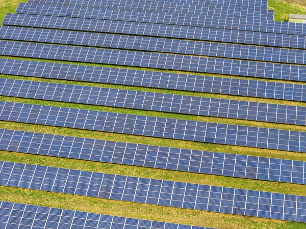 Mühlenfeld solar park, near Neukirchen-Vluyn, over 15, 000 solar modules spread over 24 hectares,