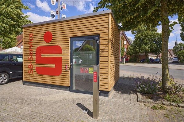 Self-service box at Sparkasse Westmünsterland on Haltener Strasse in the Hausdülmen district,