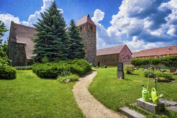 Werder village church, Jüterbog, Brandenburg, Germany, Europe