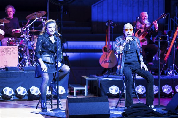 Julia Neigel and Toni Krahl, singers from Silly live on elektroAKUSTIK Tour in the sold-out Berlin