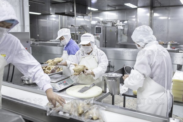Production of salted ducks in the Nan Jing Ying Tao Yo Co. Ltd. factory, for consumption in