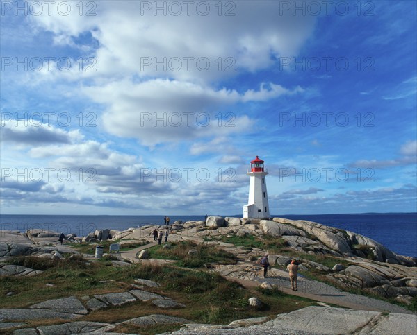 Lighthouse, Canada, Peggy's Cove, Nova Scotia, Great Britain, North America