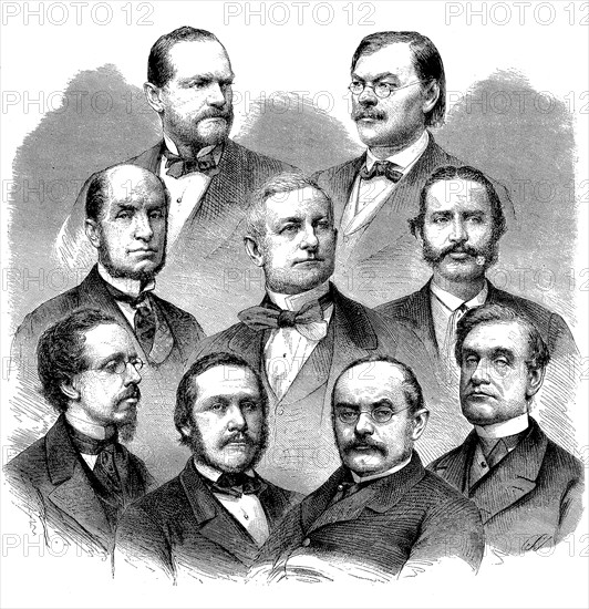 The new government of Cisleithania in 1869, the northern and western parts of Austria and Hungary,