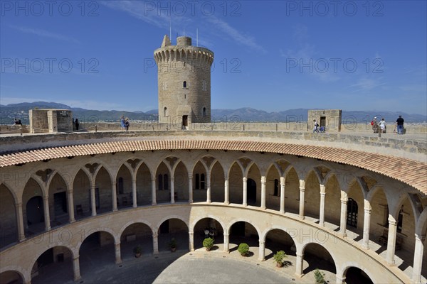 Bellver Castle, Palma de Mallorca, Majorca, Balearic Islands, Spain, Europe