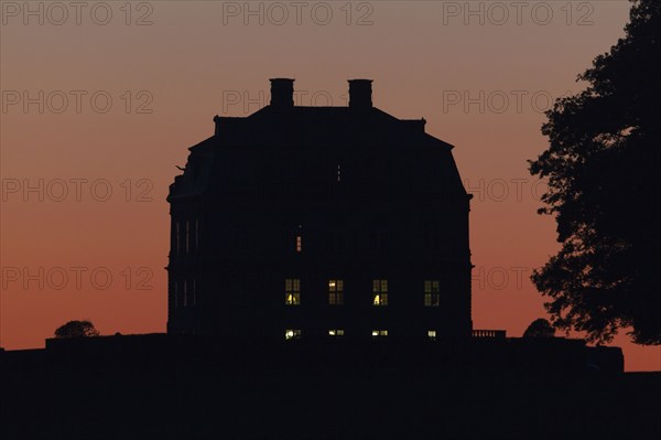 Hermitage Castle, Game Park, Dyrehaven, Klampenborg, Copenhagen, Zealand, Denmark, Europe