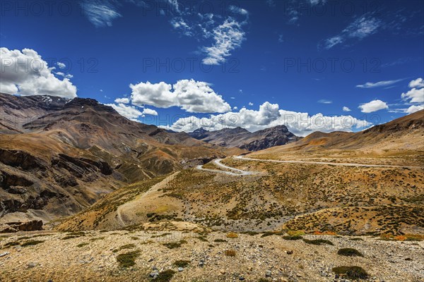Manali-Leh road to Ladakh in Indian Himalayas. Ladakh, India, Asia
