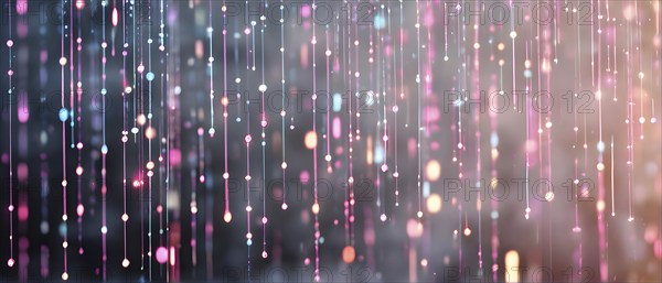 Abstract animation of binary code cascading down like digital rain, representing data insights,