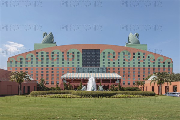 Exterior of the Swan Resort Hotel in Walt Disney World, Orlando, Florida, USA, United States of