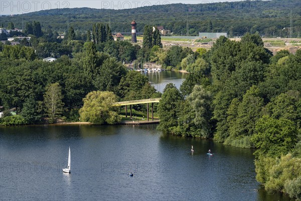 The Sechs-Seen-Platte, a local recreation area in the south of Duisburg, near the Wedau district, 6