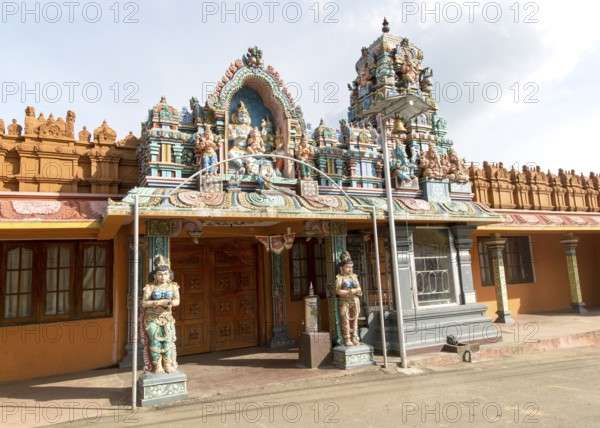 Hindu temple in town of Haputale, Badulla District, Uva Province, Sri Lanka, Asia