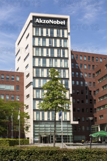 Modern architecture Akzo Nobel offices, Amersfoort, Netherlands