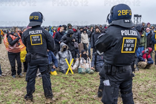 Violent clashes between thousands of demonstrators and the police, after a demonstration against