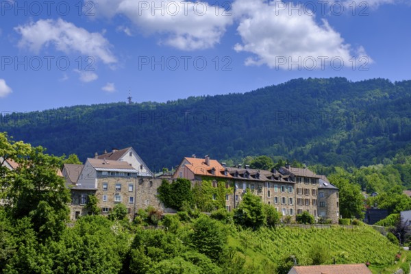 Oberstadt, with Pfänder, Bregenz, Vorarlberg, Austria, Europe