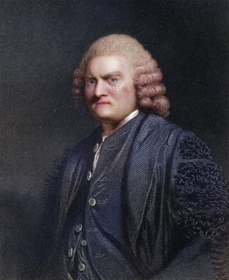 Sir John Pringle 1st Baronet 1707 to 1782 Scottish doctor, physician, Historical, digitally