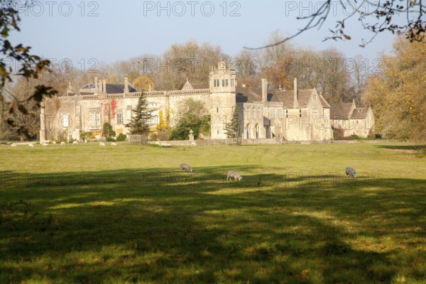 Lacock Abbey, Wiltshire, England, UK once home to photography pioneer William Henry Fox Talbot